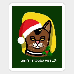 Cat Santa Magnet